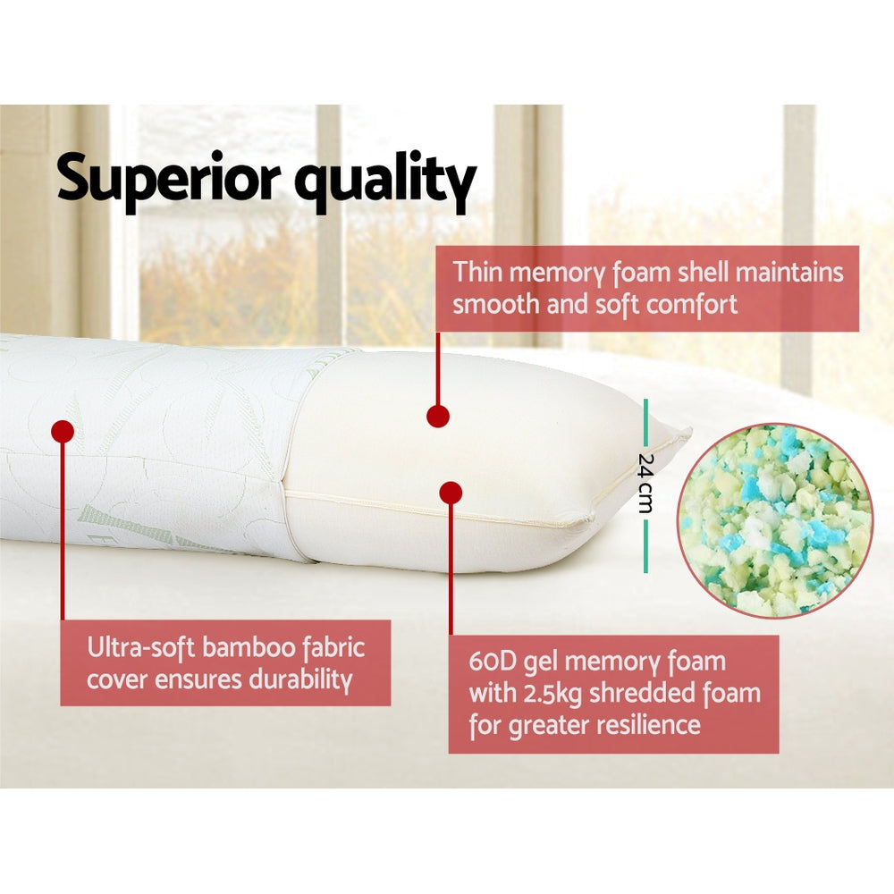 Bedding | Body Support Pillow | Bamboo Cover