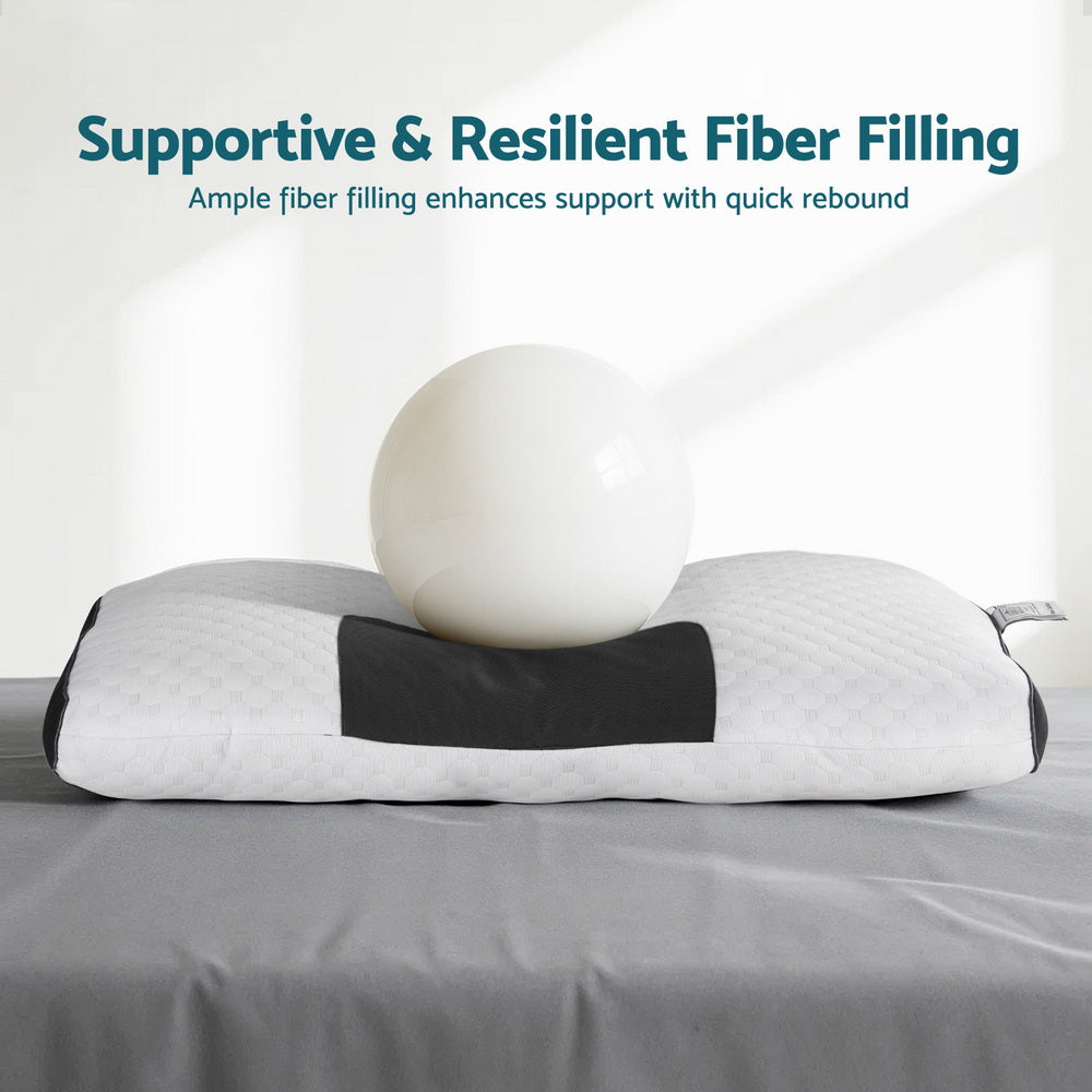 Contour Pillow | Ergonomic Neck Support | 48x73cm