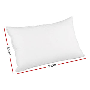 Bedding | Duck Feather Down Pillow | Luxury | Twin Pack