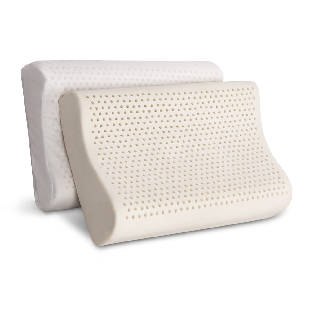 Bedding | Natural Latex Pillow | 2-Zone | Twin Pack