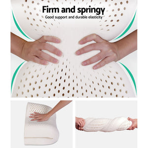 Bedding | Natural Latex Pillow | 2-Zone | Twin Pack