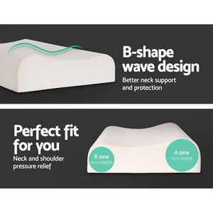 Bedding | Natural Latex Pillow | 2-Zone | Twin Pack
