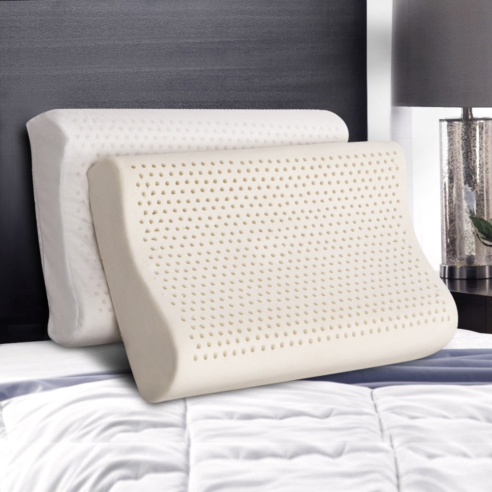 Bedding | Natural Latex Pillow | 2-Zone | Twin Pack