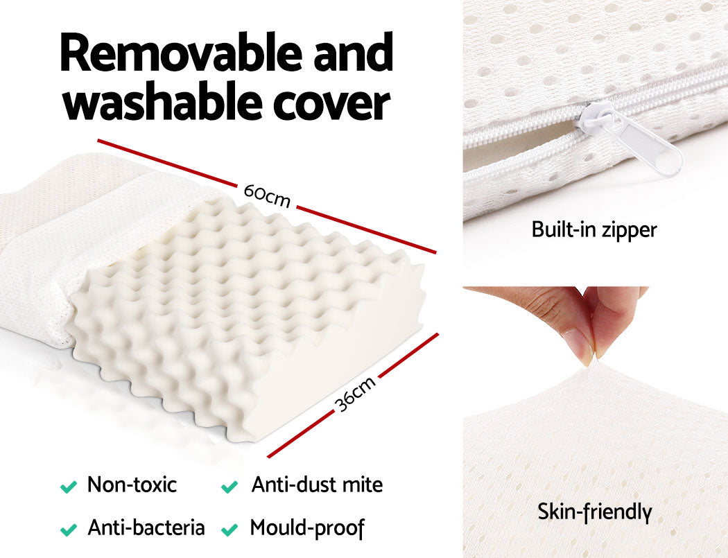 Bedding | Natural Latex Pillow | Twin Pack