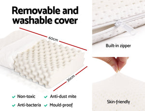 Bedding | Natural Latex Pillow | Twin Pack