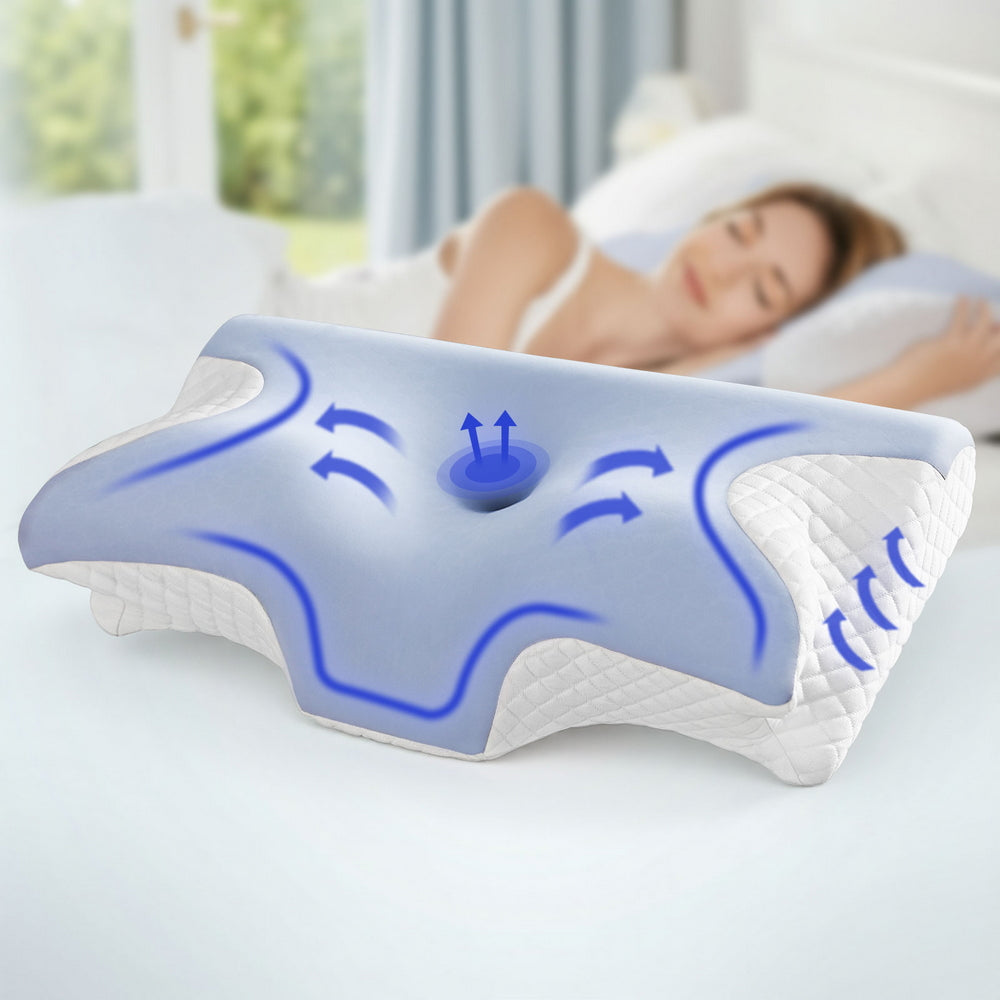 Ergonomic Contour Pillow | Memory Foam | Neck Support