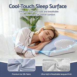 Ergonomic Contour Pillow | Memory Foam | Neck Support