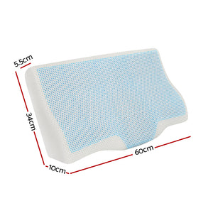 Bedding | Memory Foam Contour Pillow | Cool Gel | Bamboo Cover