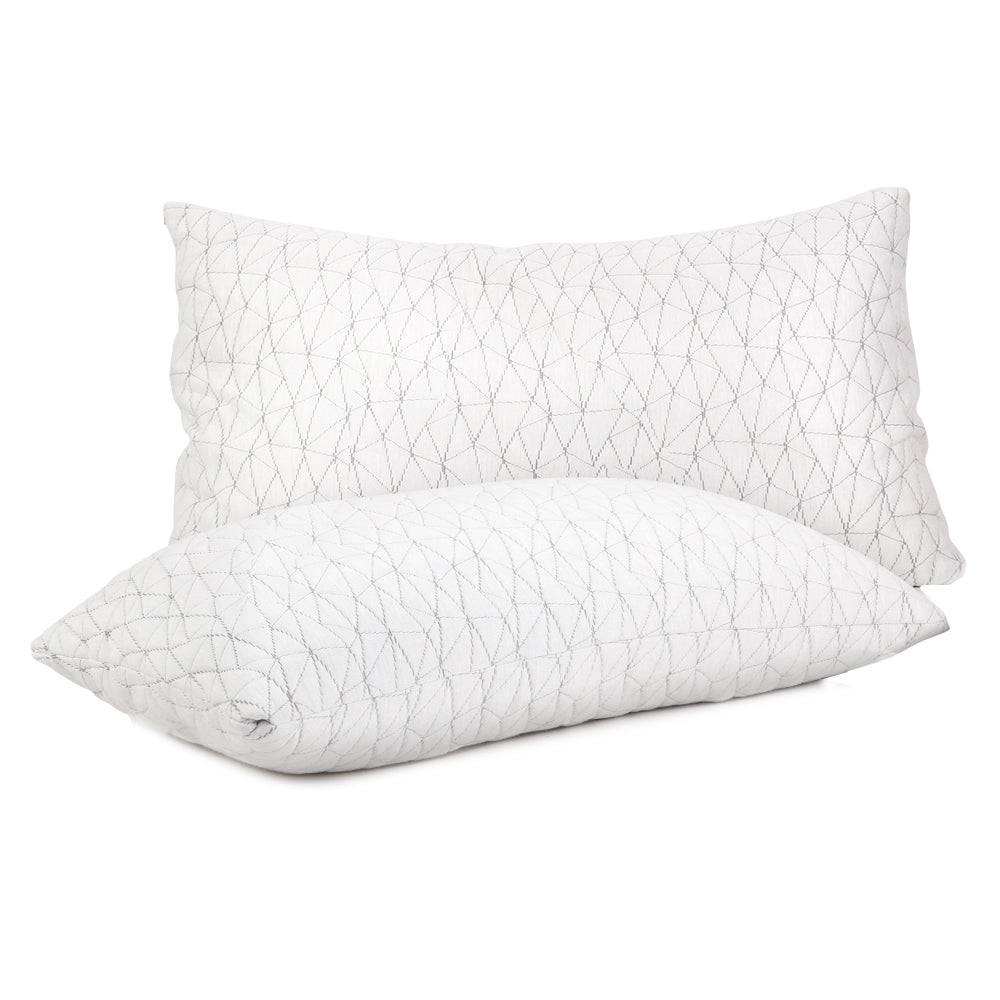 Bedding | Memory Foam Pillow | King Size | Twin Pack