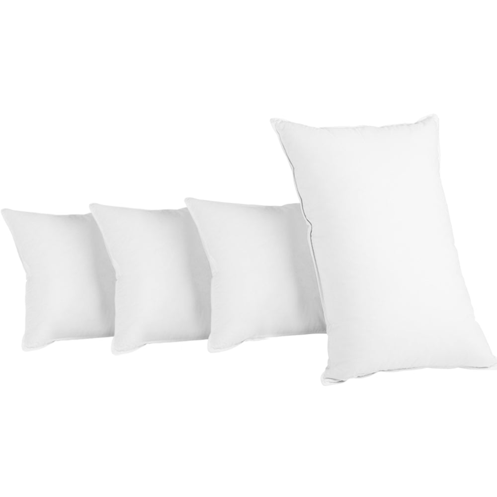 Bedding | 4 Pack Bed Pillow | Family | Hotel | 48x73cm