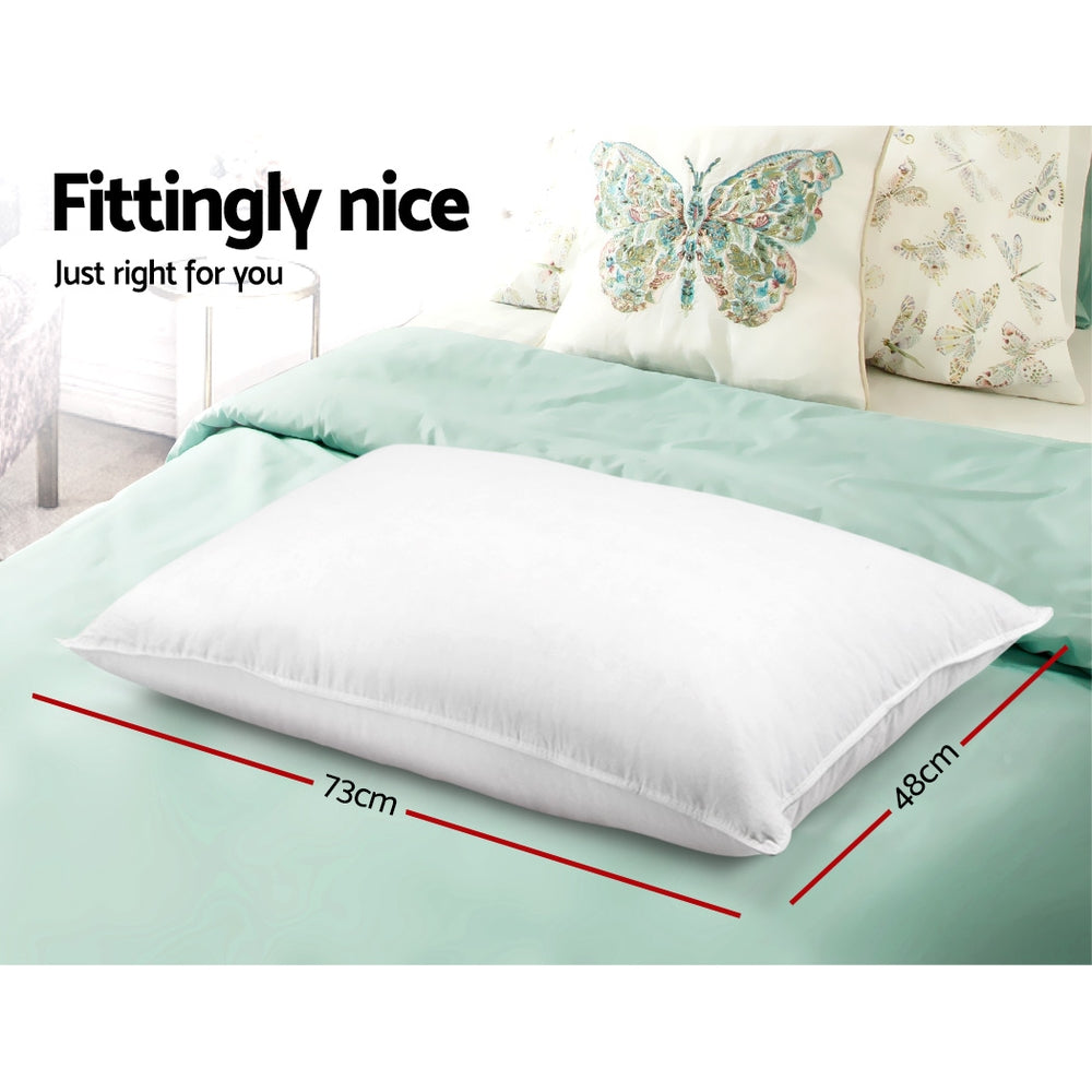 Bedding | 4 Pack Bed Pillow | Family | Hotel | 48x73cm