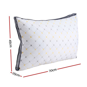 Giselle Bedding | Microfibre Pillows | Soft Plush Support | Set of 2