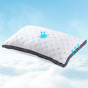 Giselle Bedding | Microfibre Pillows | Soft Plush Support | Set of 2