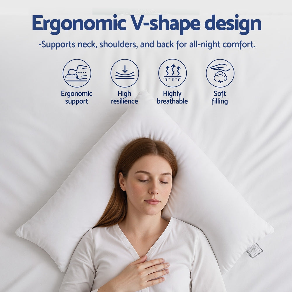V-Shape Body Pillow | Boomerang Nursing Support Cushion