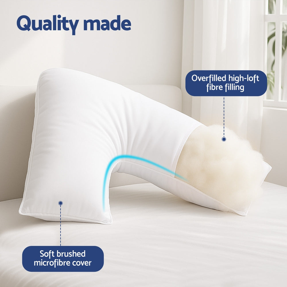 V-Shape Body Pillow | Boomerang Nursing Support Cushion