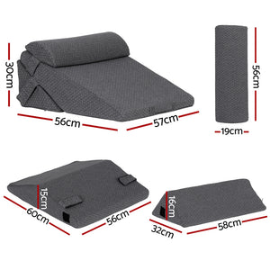 Adjustable Wedge Pillow | Support Cushion | Grey