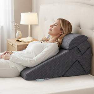Adjustable Wedge Pillow | Support Cushion | Grey