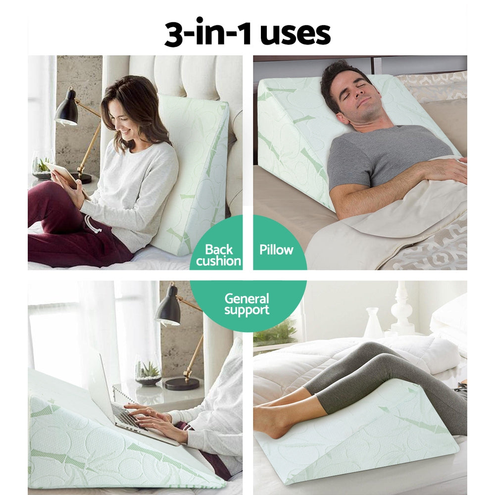 Bedding | Wedge Pillow | Bamboo Cover