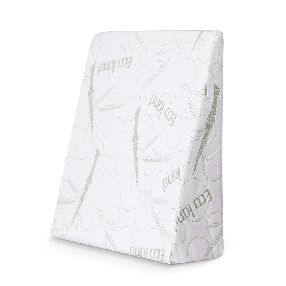Gel Memory Foam Wedge Pillow | Bamboo Cover | Ergonomic Support