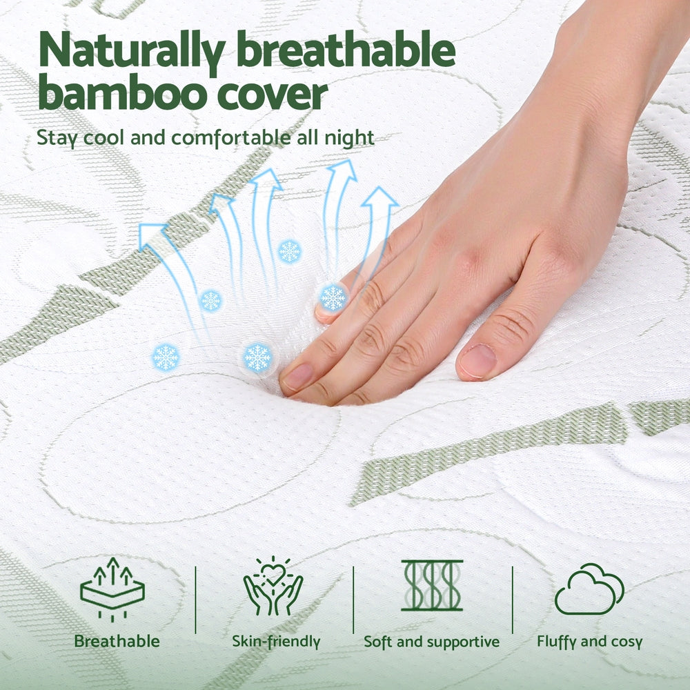 Gel Memory Foam Wedge Pillow | Bamboo Cover | Ergonomic Support
