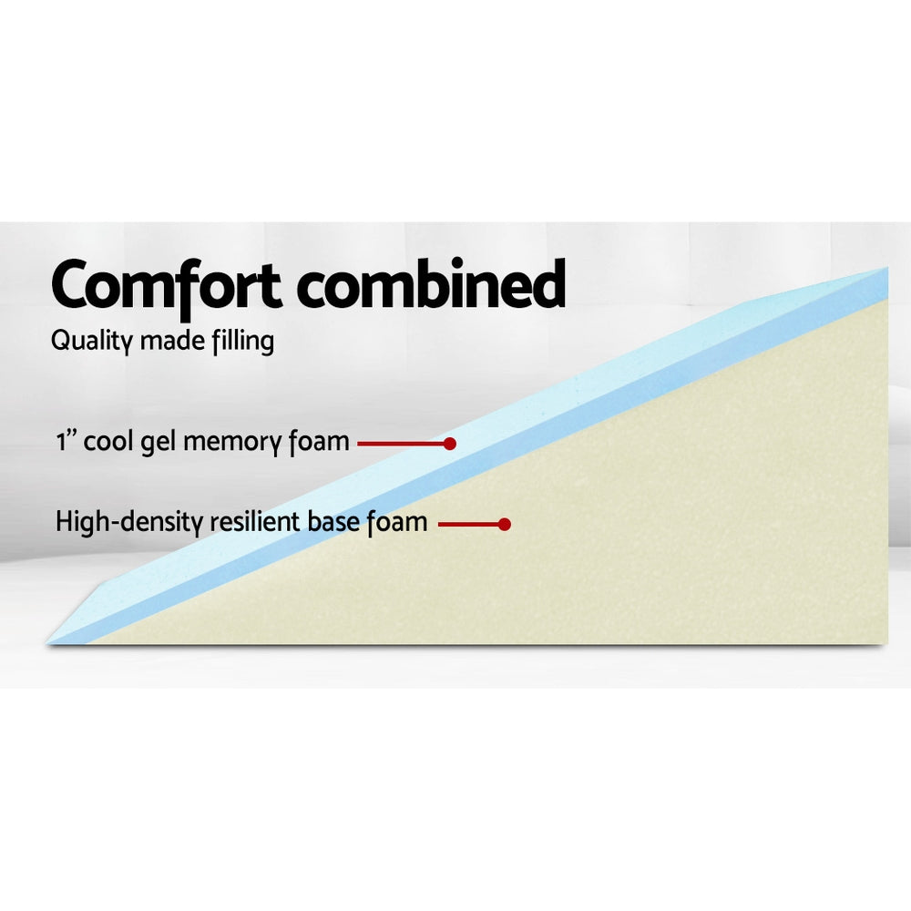 Bedding | Wedge Pillow | White & Blue