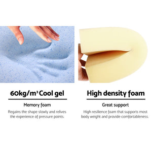 Bedding | Wedge Pillow | White & Blue