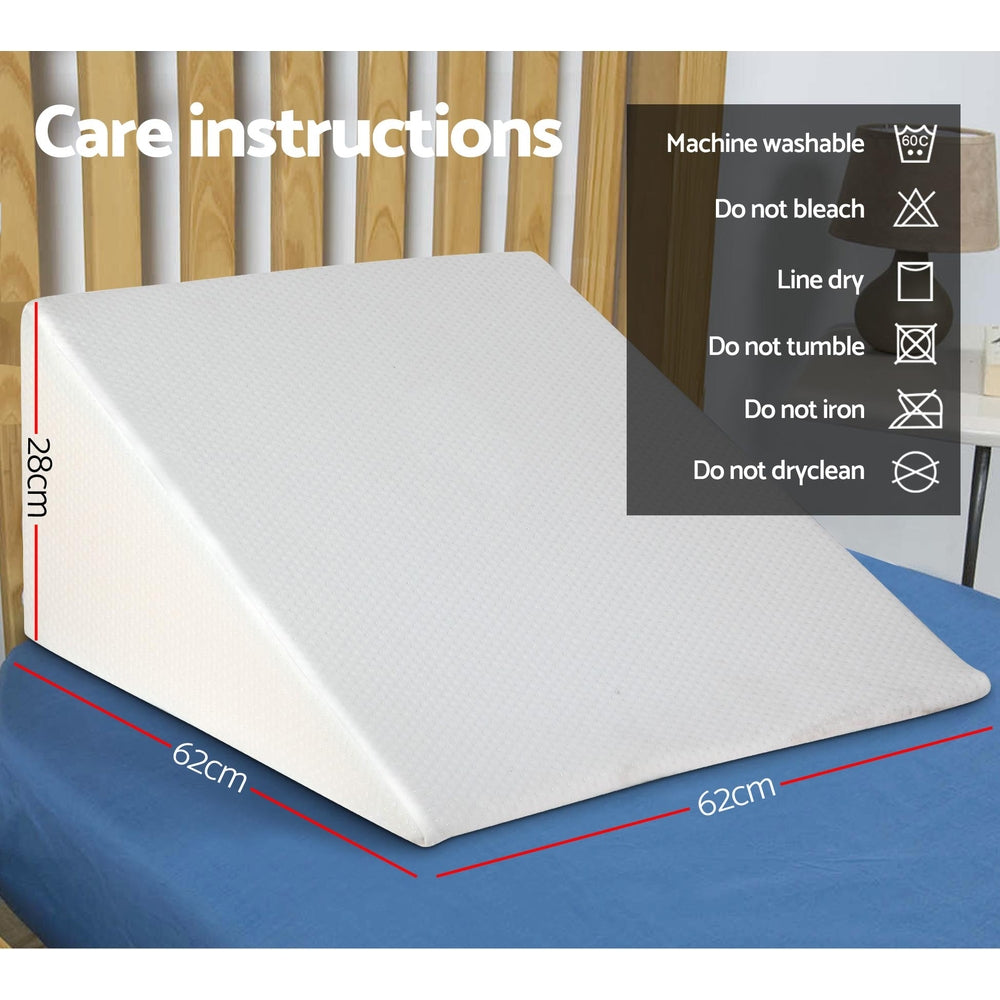 Bedding | Wedge Pillow | White | Twin Pack