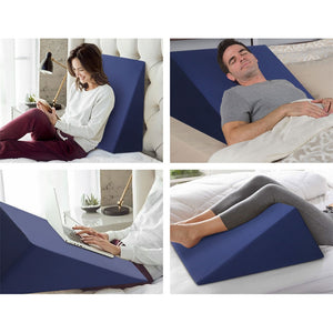 Giselle Bedding Wedge Pillow | Blue