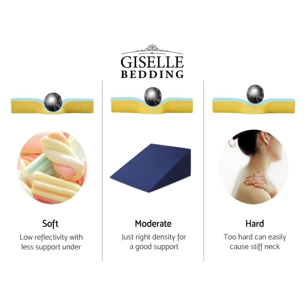 Giselle Bedding Wedge Pillow | Blue
