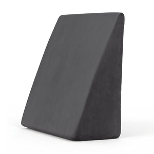 Wedge Support Pillow | Grey | Foam Comfort Cushion