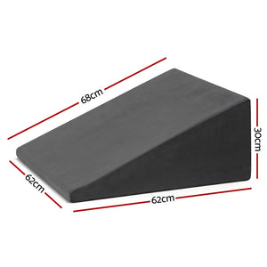 Wedge Support Pillow | Grey | Foam Comfort Cushion