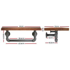 Floating DIY Pipe Shelf | IVES