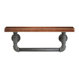 Floating DIY Pipe Shelf | IVES