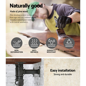Floating DIY Pipe Shelf | IVES
