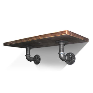 8x Floating Pipe Shelf | DIY | Metal Wall Brackets