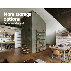 Floating DIY Pipe Shelf | 6 Tiers | IRA