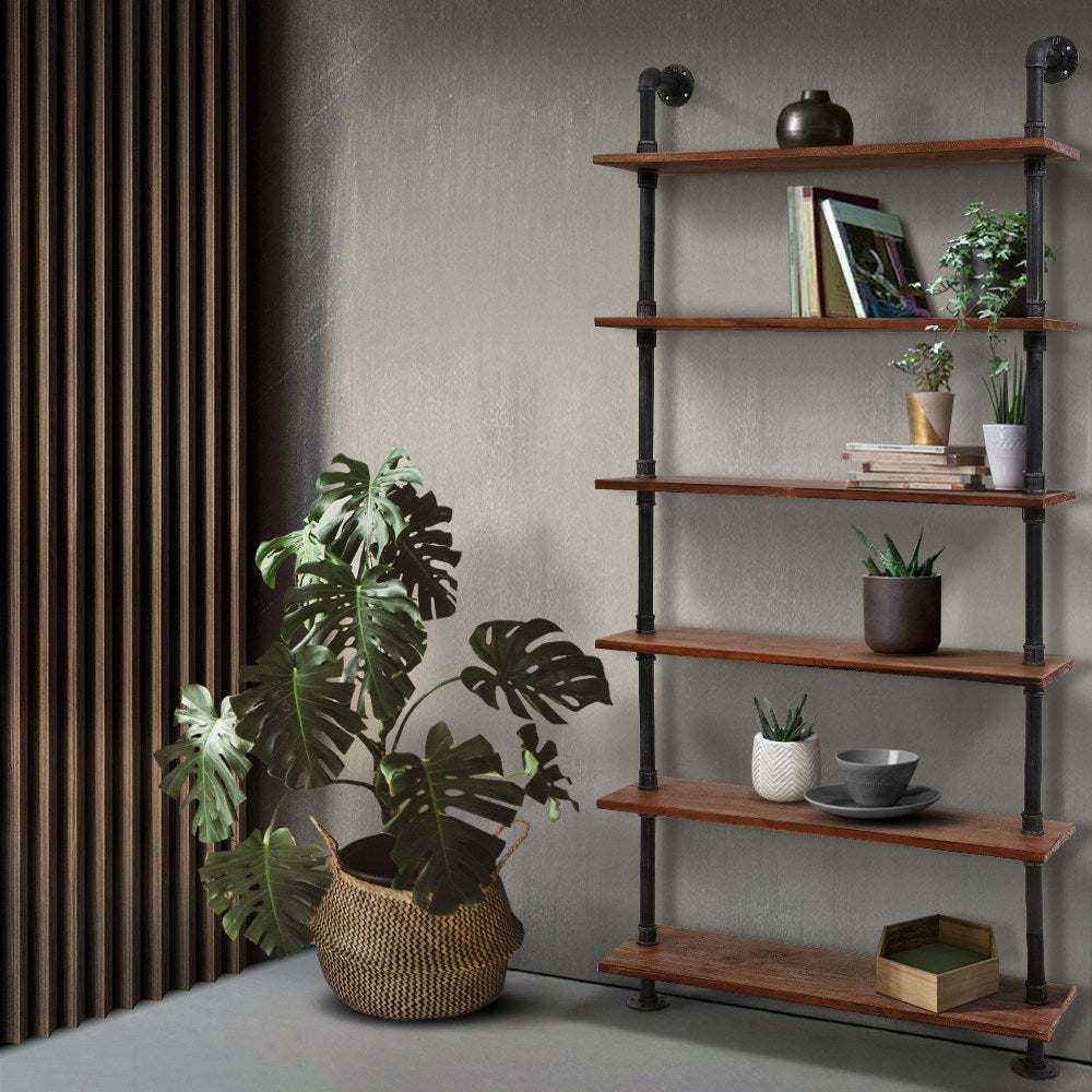 Floating DIY Pipe Shelf | 6 Tiers | IRA