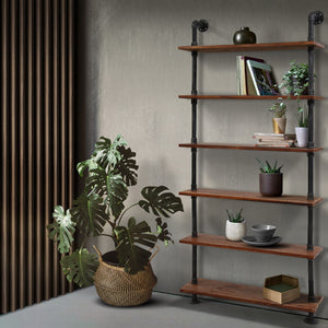 Floating DIY Pipe Shelf | 6 Tiers | IRA