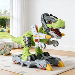 Dinosaur Ride-On Push Car | Spray Function | Kids Toy | Indoor/Outdoor