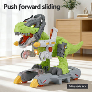 Dinosaur Ride-On Push Car | Spray Function | Kids Toy | Indoor/Outdoor