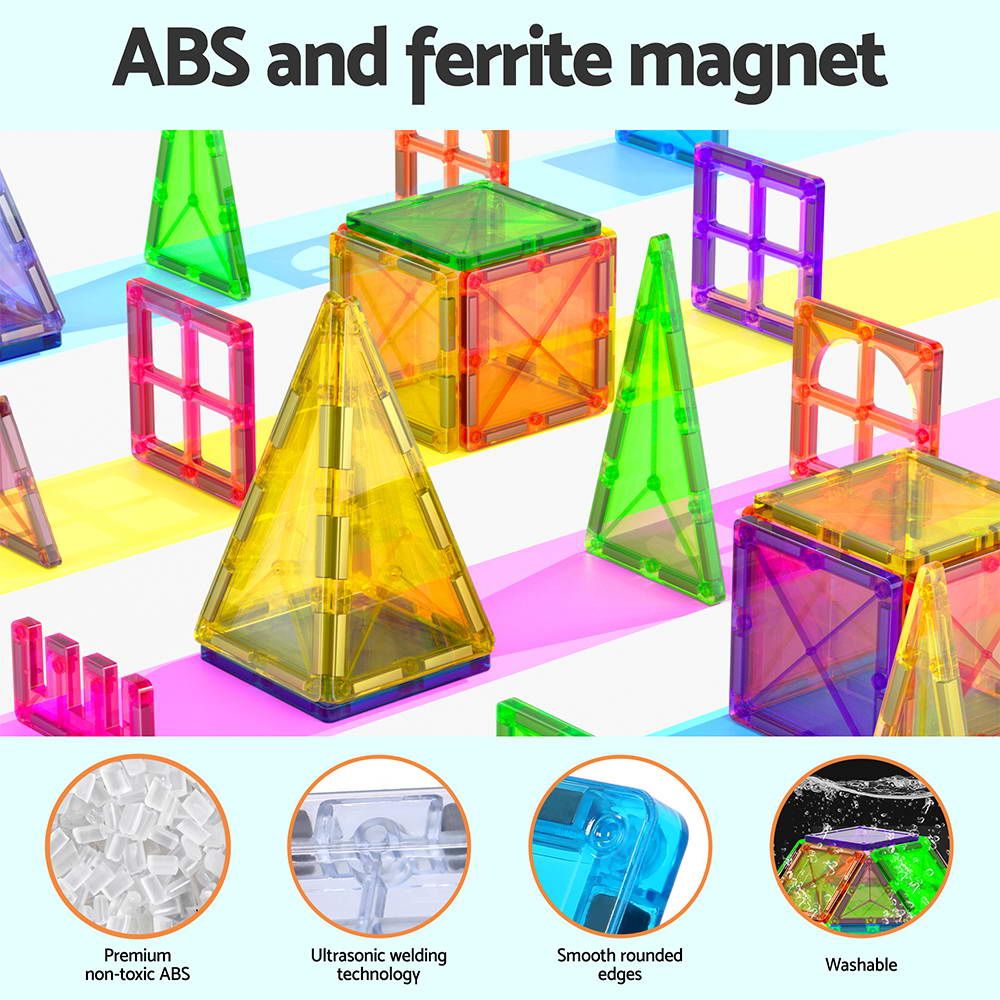 Magnetic Tiles | 60PCS Building Blocks | Educational Toys | Children Gift