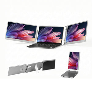 Triple Portable Monitor | 15.6 Inch | FHD IPS | Laptop Screen Extender