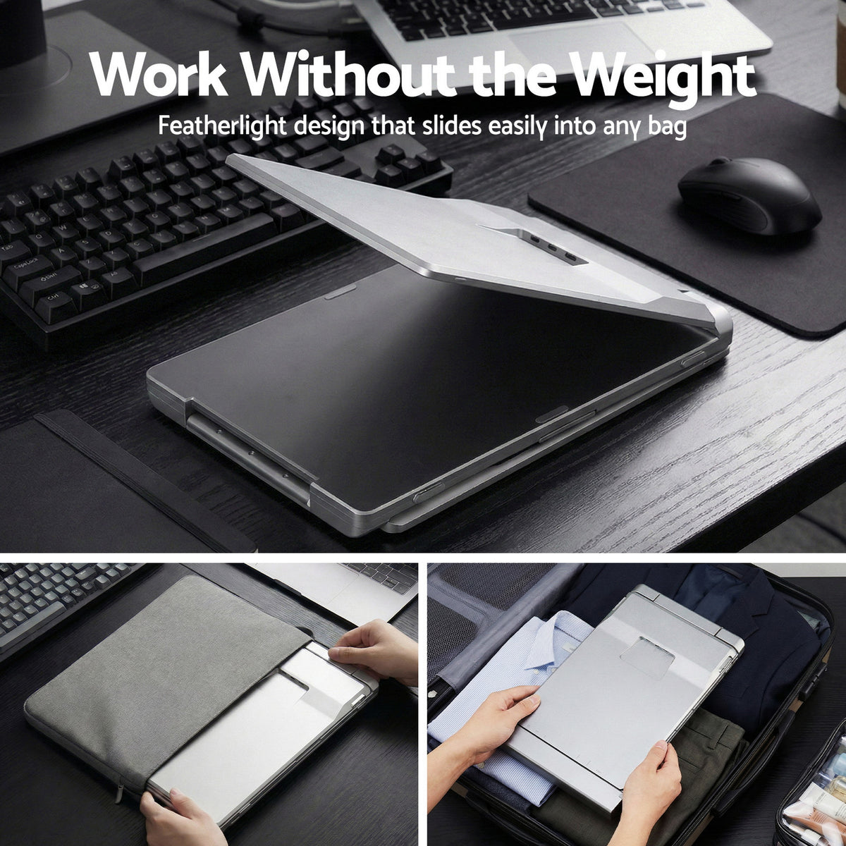 Triple Portable Monitor | 15.6 Inch | FHD IPS | Laptop Screen Extender