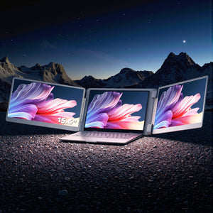 Triple Portable Monitor | 15.6 Inch | FHD IPS | Laptop Screen Extender