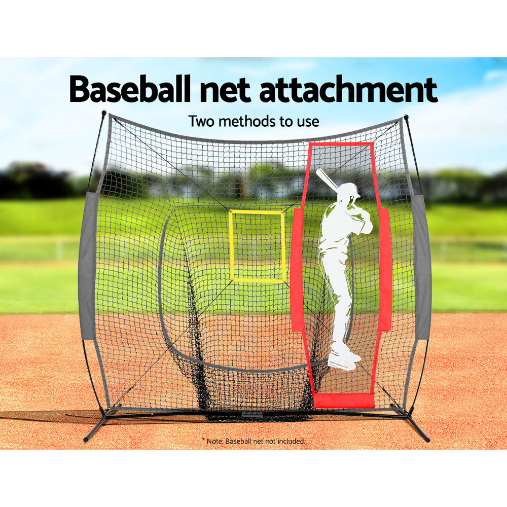 Everfit Baseball Net | Pitching Kit with Stand | Rebound Net | Training Aid