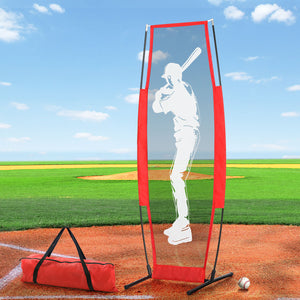 Everfit Baseball Net | Pitching Kit with Stand | Rebound Net | Training Aid