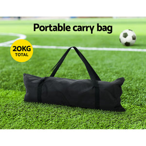 Everfit Soccer Net Baseball Pitching | Football Goal | Training Aid | 9 Target Zone