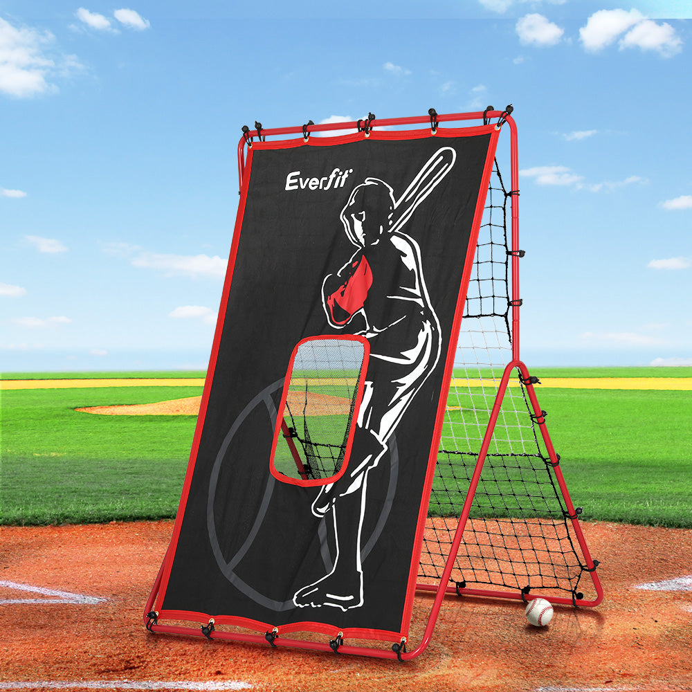 Everfit Baseball Net | Rebound Pitching Kit | Target Hitter | 2 in 1 | Training Aid