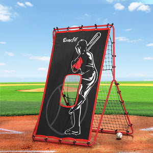 Everfit Baseball Net | Rebound Pitching Kit | Target Hitter | 2 in 1 | Training Aid
