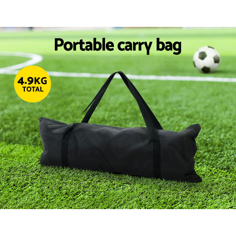 Everfit 1.8m Football Soccer Net | Portable Goal Net | Training | 3 Target Zone